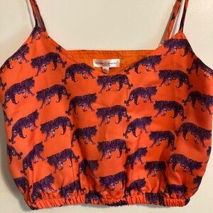 Stewart Simmons Clemson Crop Top Size XS